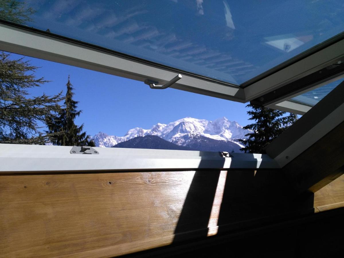 Mont Etape , F2, 42 M2, Calme, Vue Mt Blanc Apartman Passy Kültér fotó